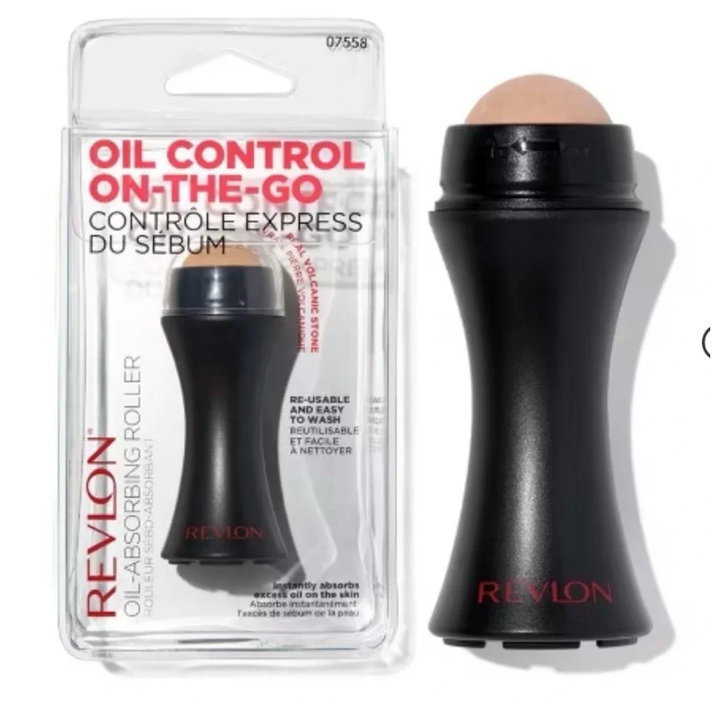 Revlon‎ Oil-Absorbing Volcanic Face Roller Reusable Shine Control Tool 07558 New